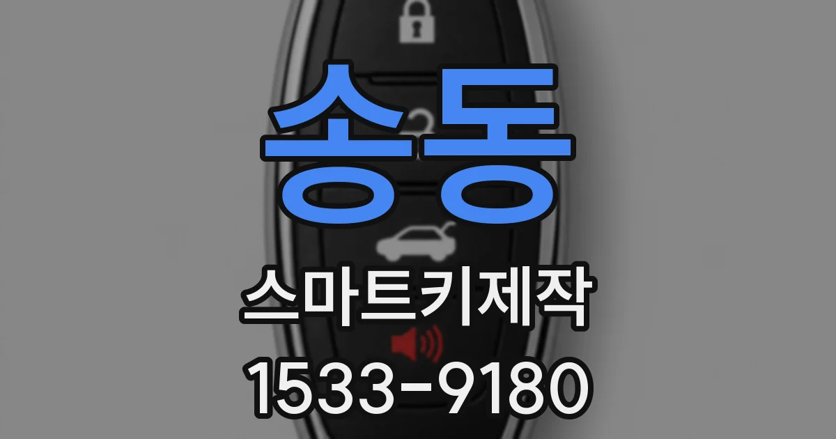 송동 스마트키제작