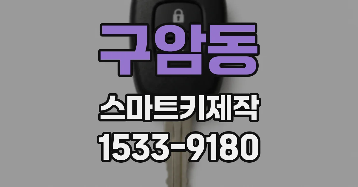 구암동 스마트키제작