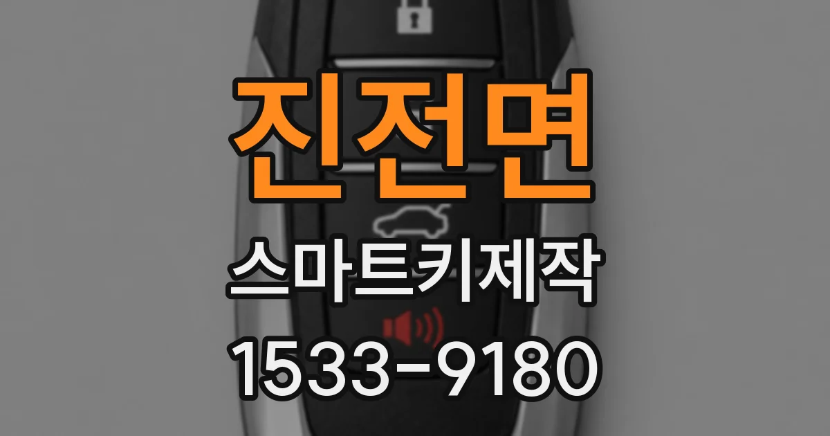 진전면 스마트키제작