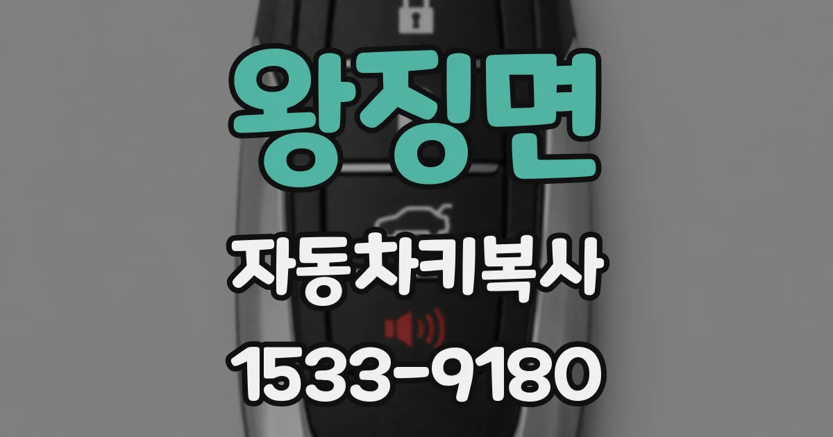 왕징면 자동차키복사