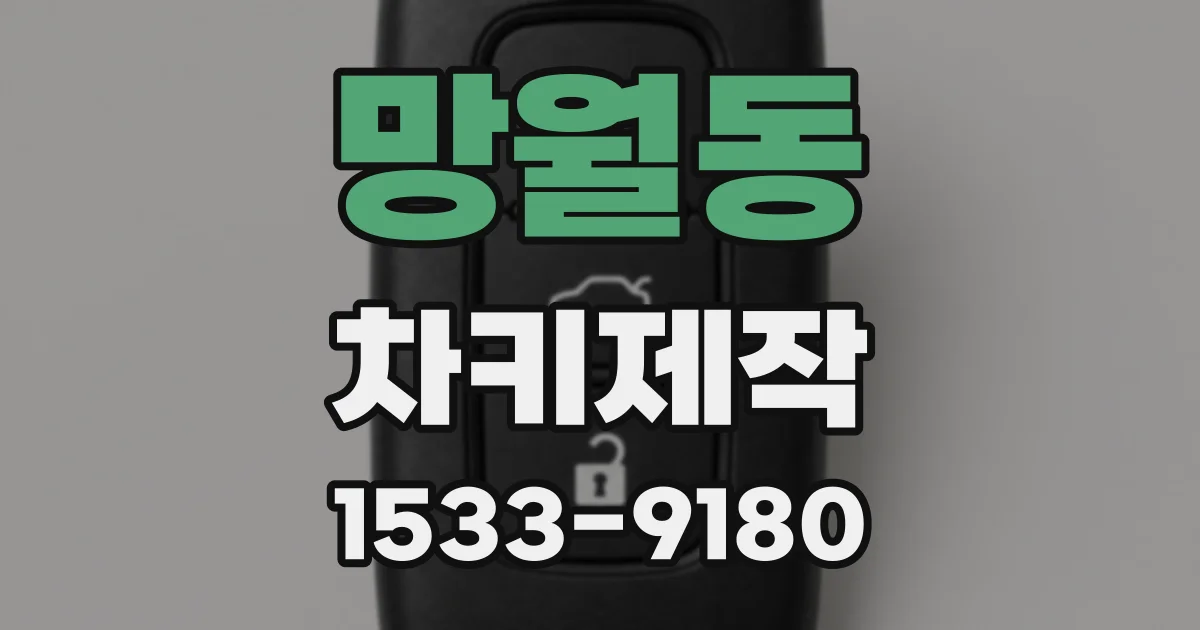 망월동 차키제작