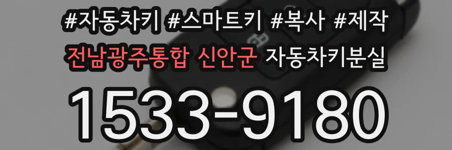 전남광주통합 신안군 자동차키분실