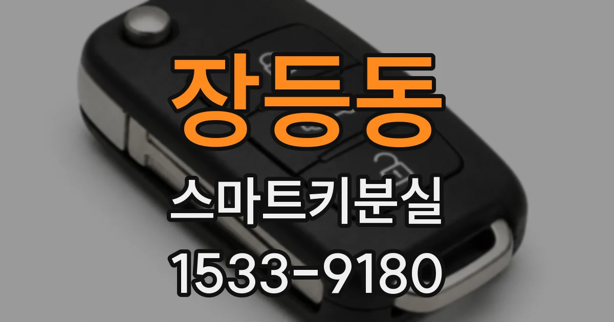장등동 스마트키분실
