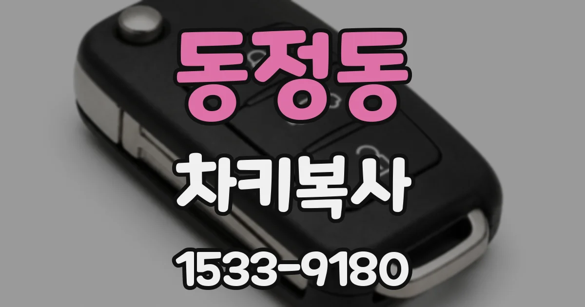 동정동 차키복사