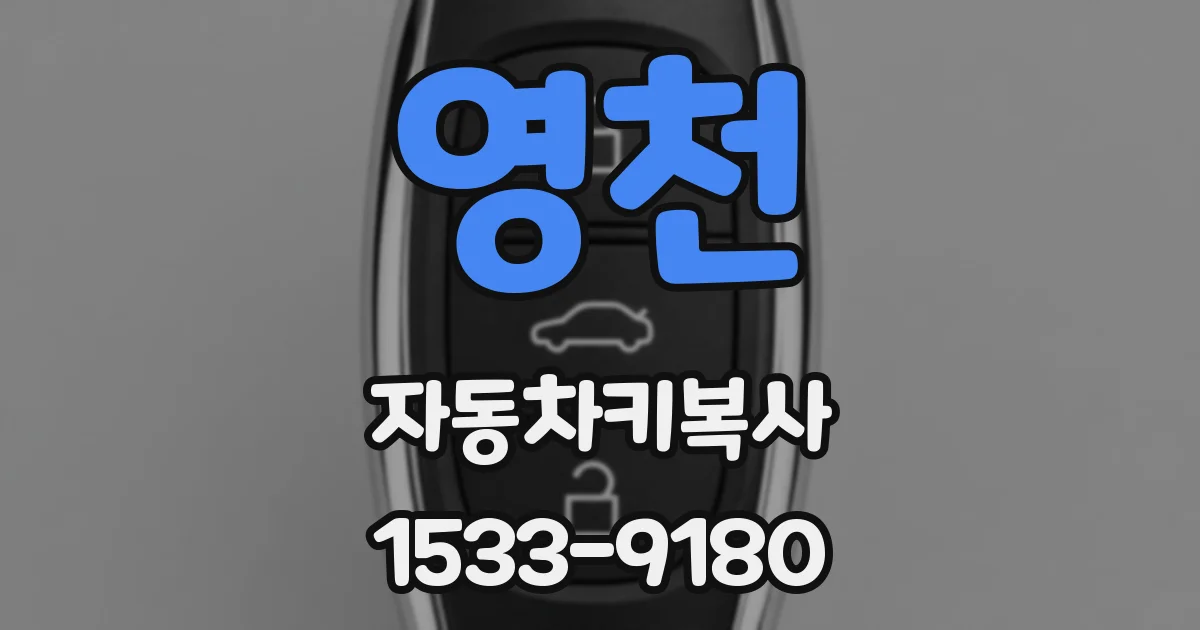 영천 자동차키복사