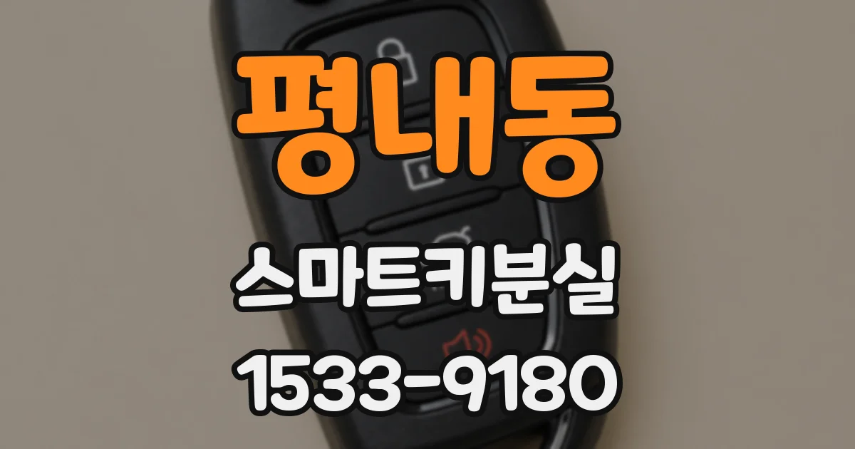 평내동 스마트키분실