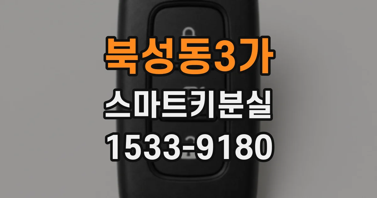 북성동3가 스마트키분실