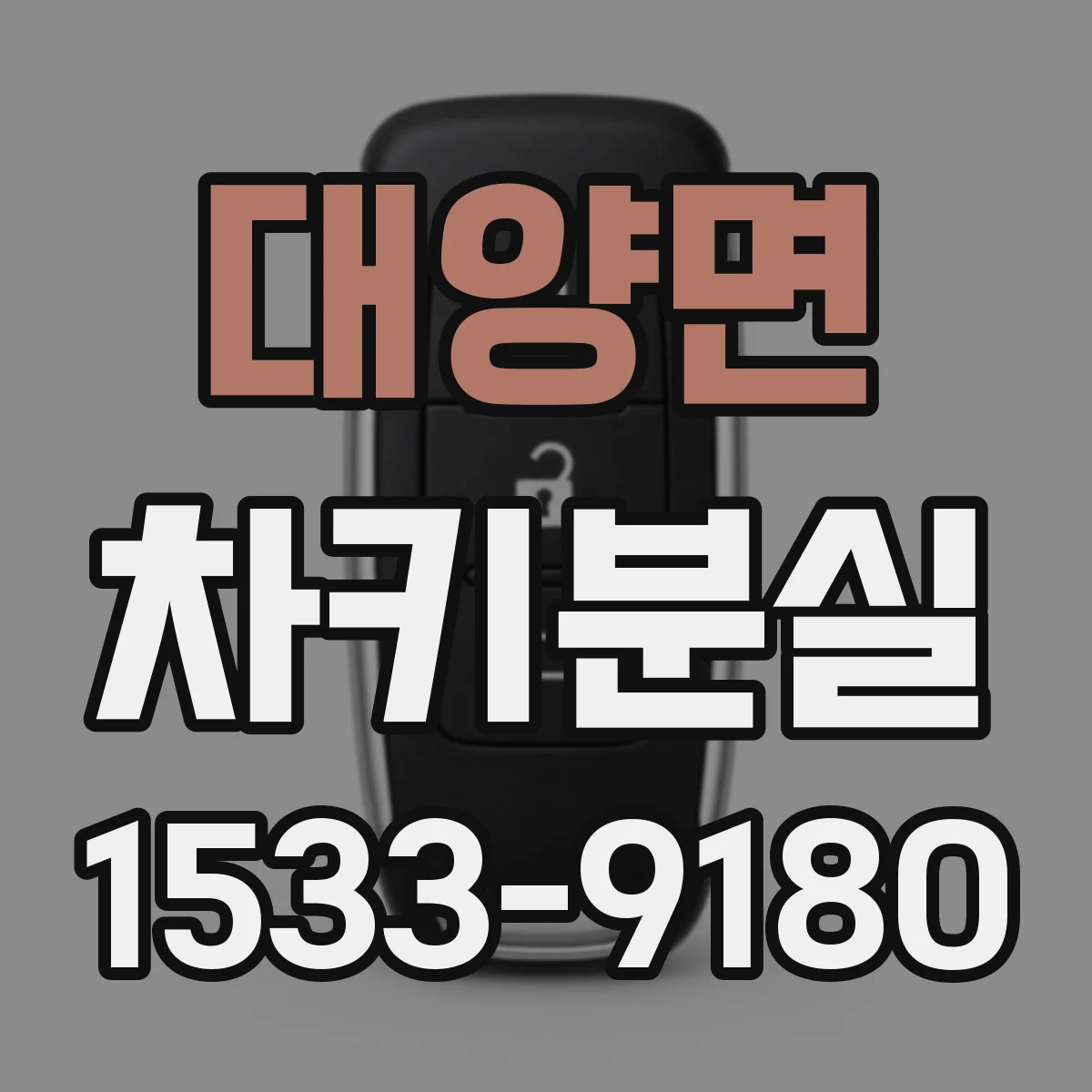 대양면 차키분실