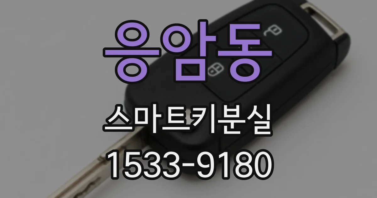 응암동 스마트키분실