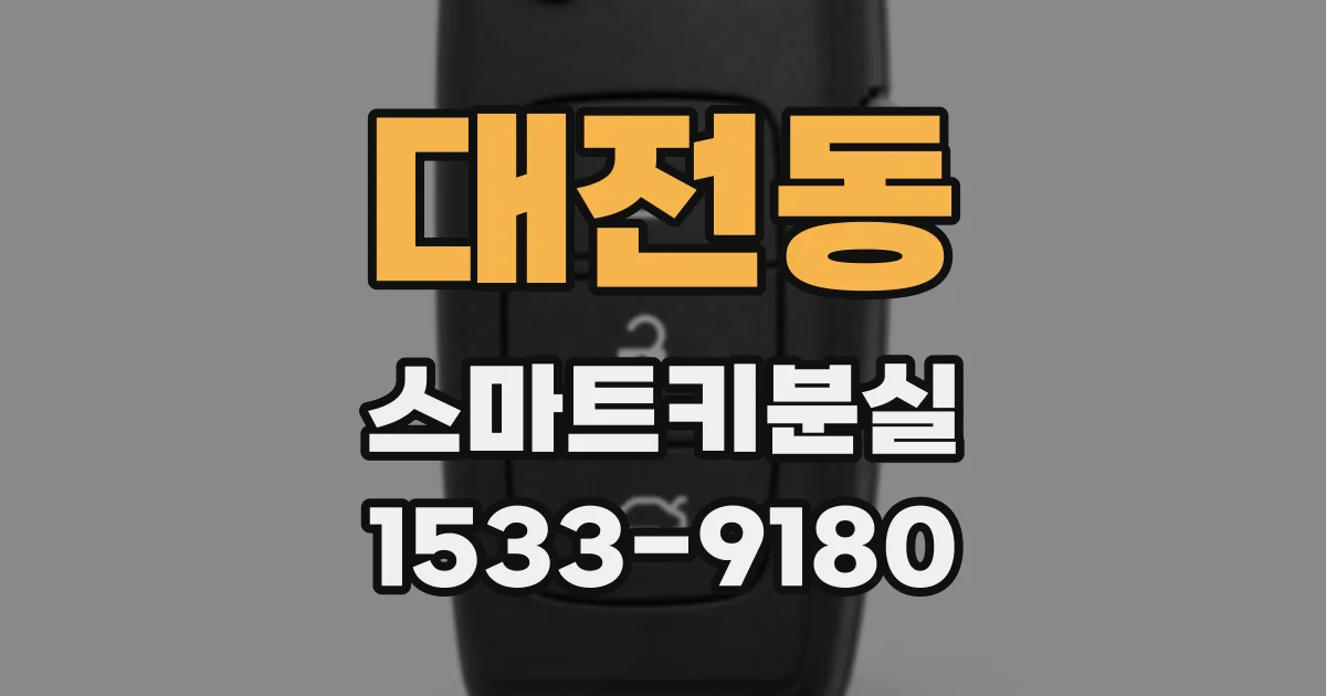 대전동 스마트키분실
