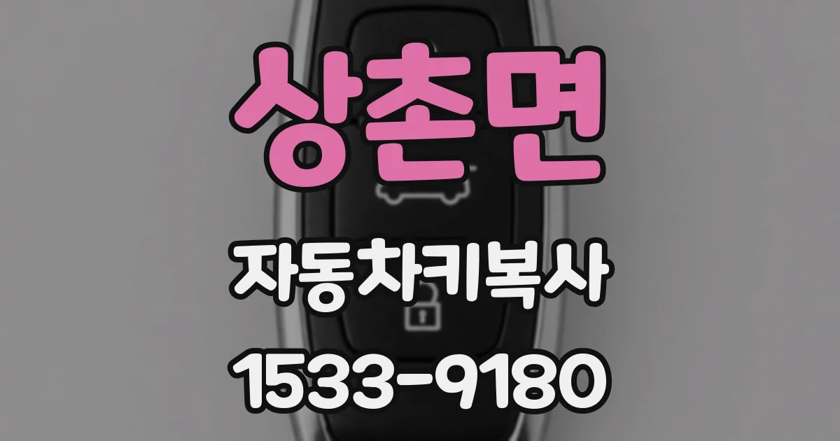 상촌면 자동차키복사