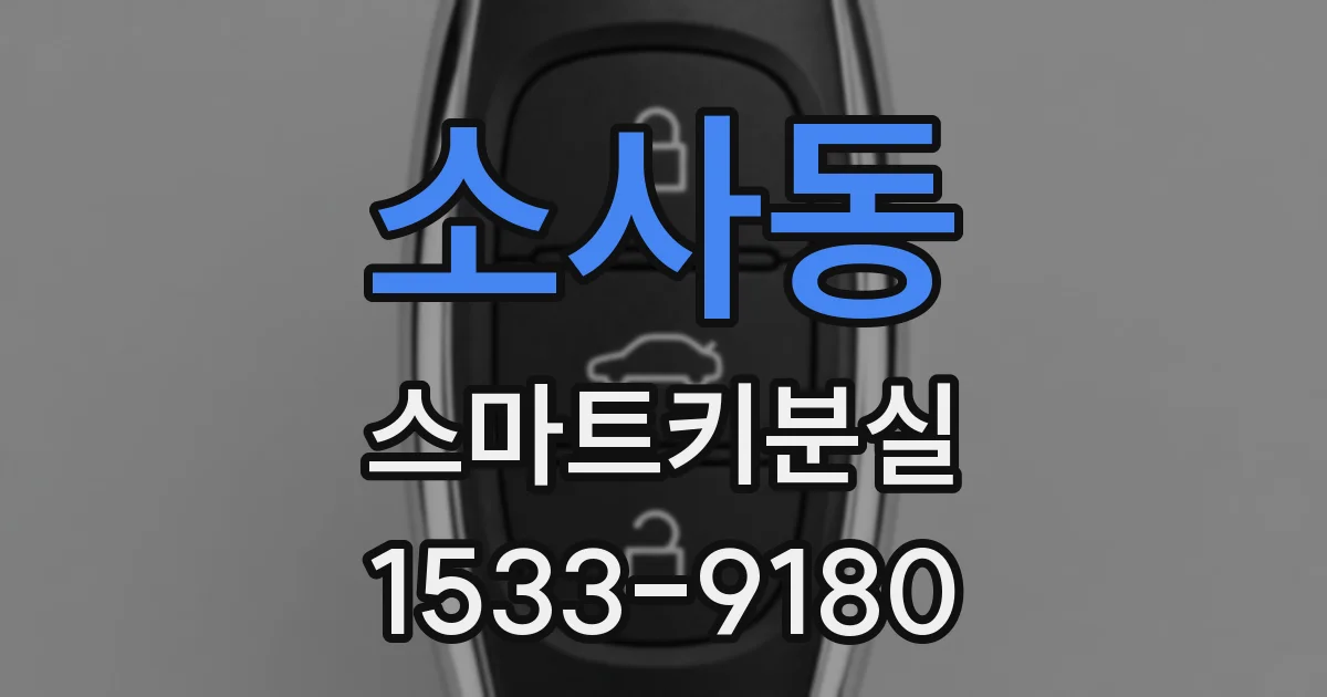 소사동 스마트키분실