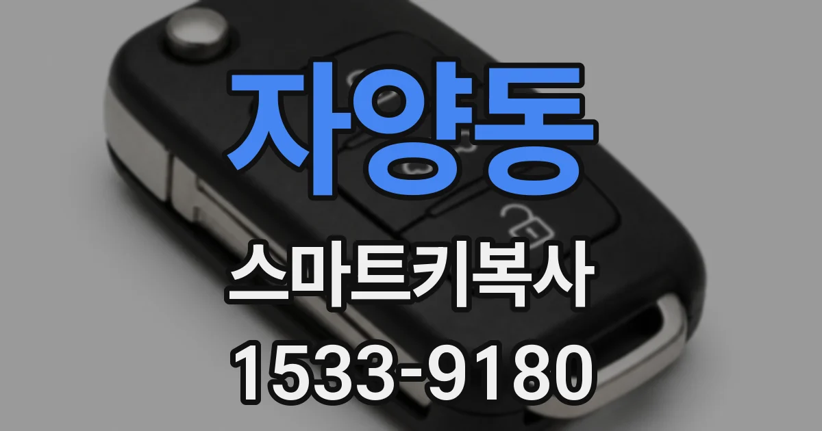 자양동 스마트키복사