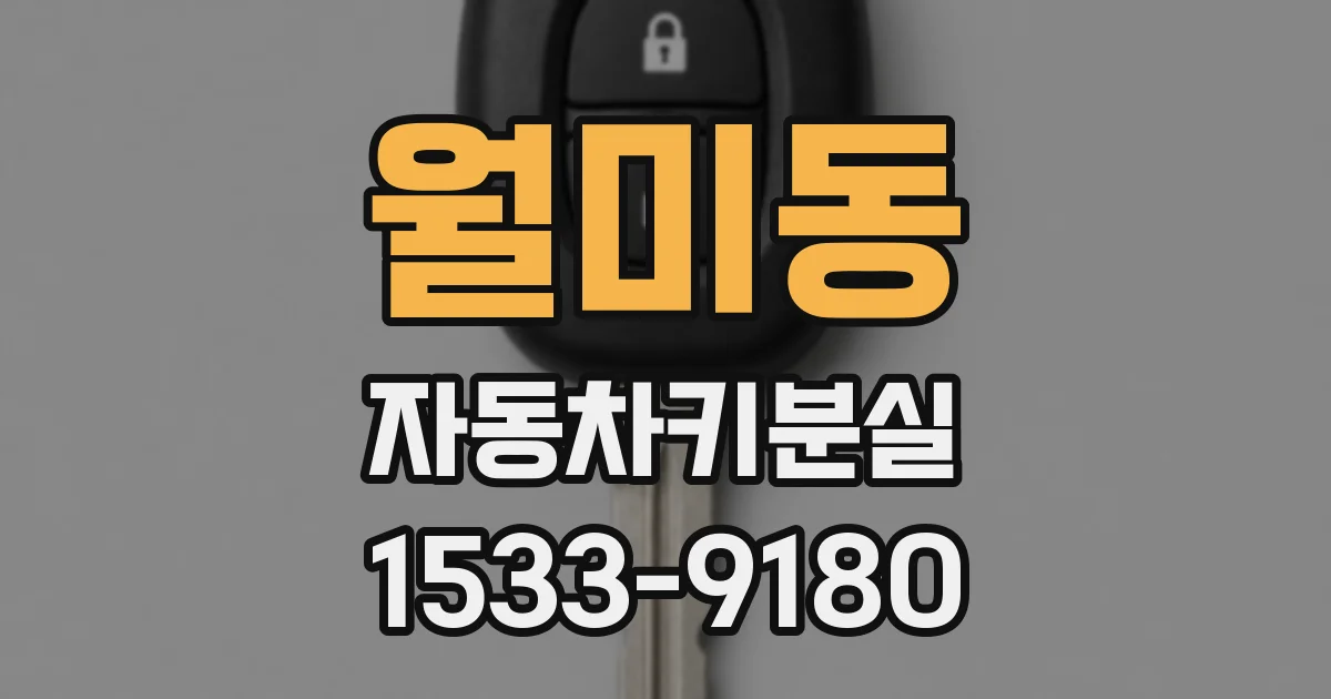 월미동 자동차키분실