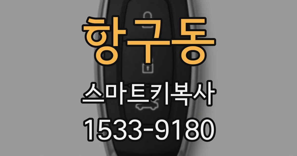 항구동 스마트키복사