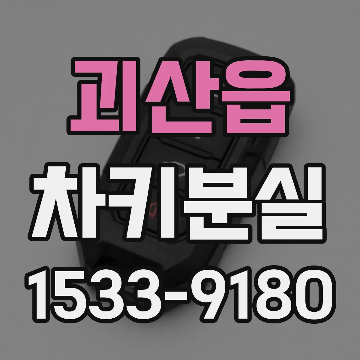 괴산읍 차키분실