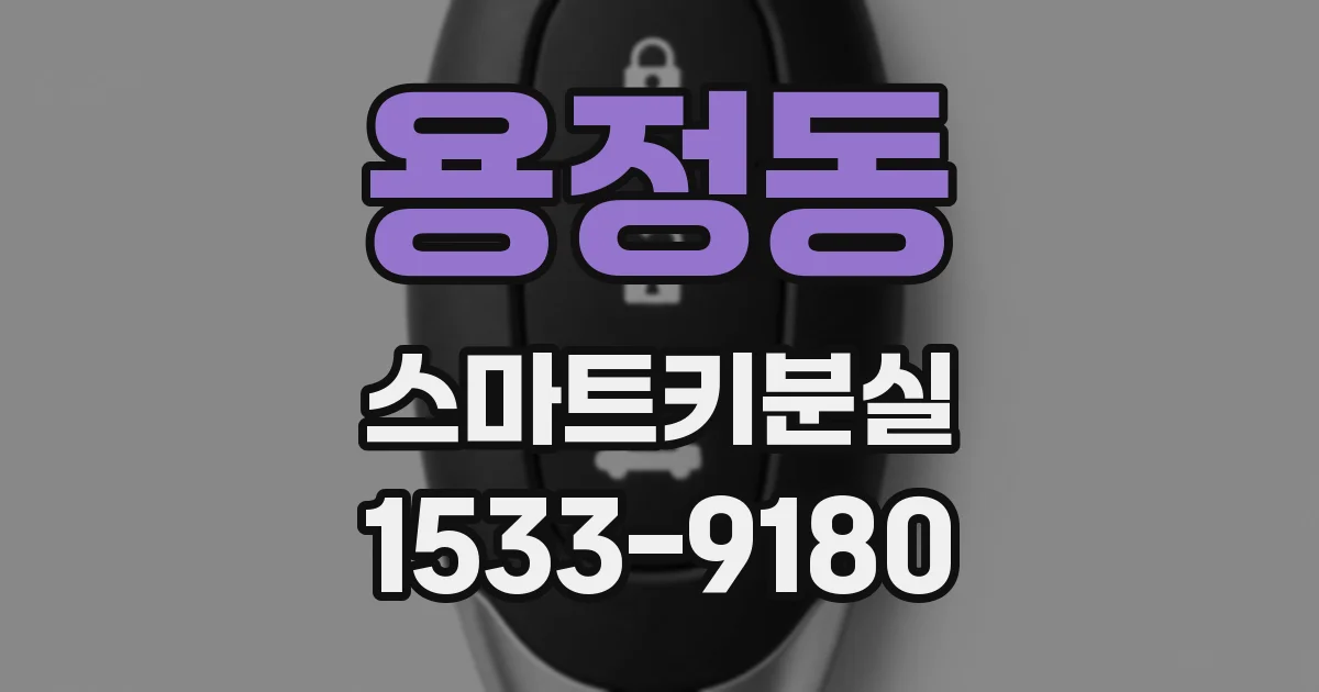 용정동 스마트키분실