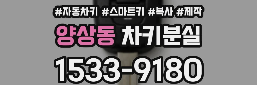양상동 차키분실