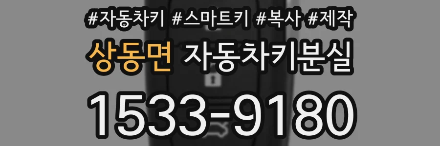 상동면 자동차키분실