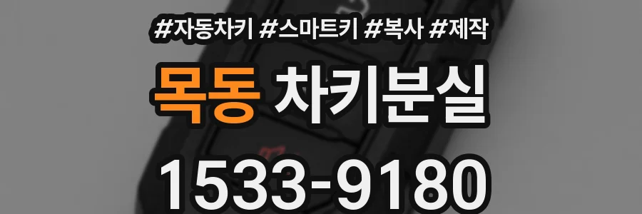 목동 차키분실