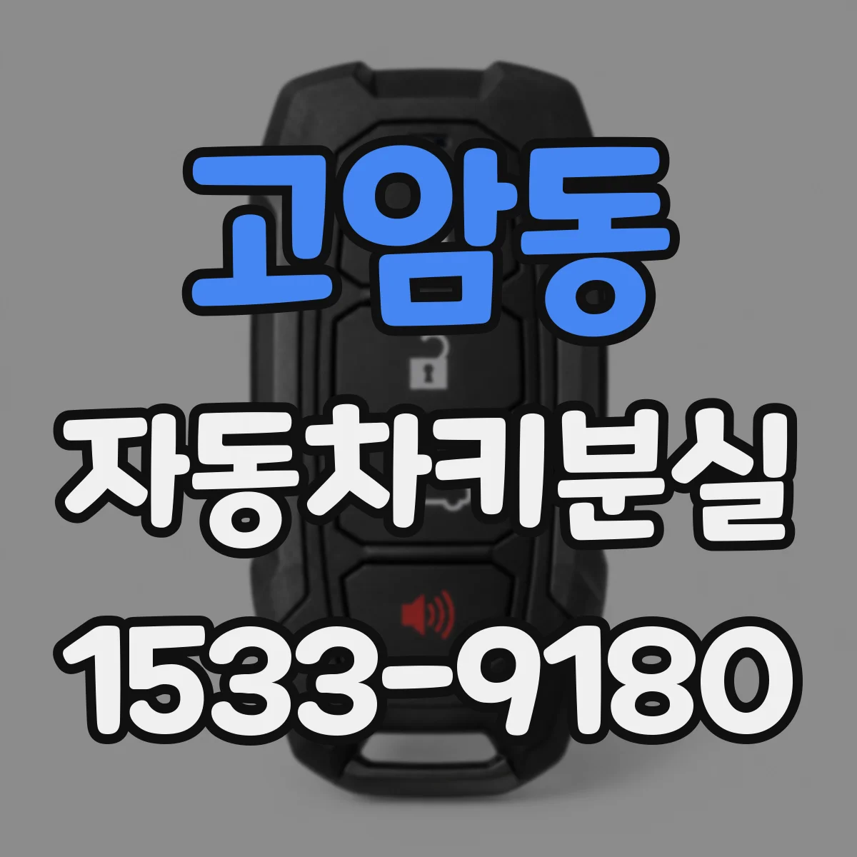 고암동 자동차키분실