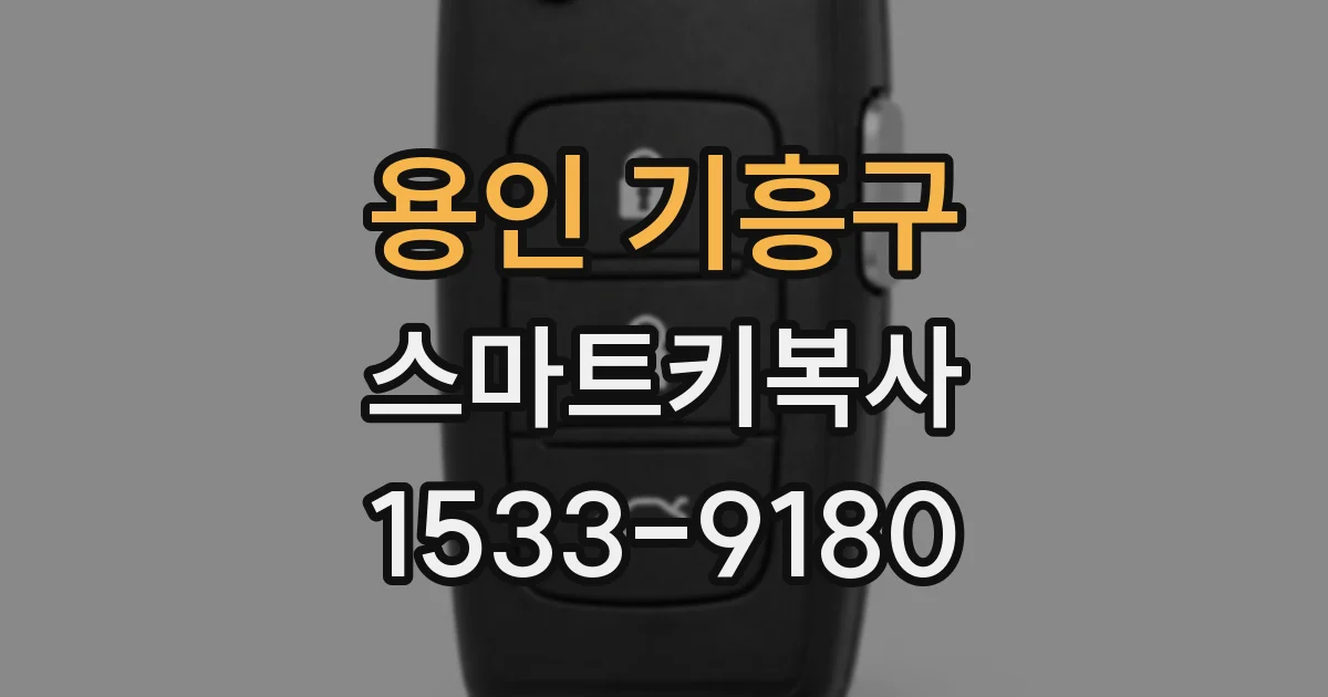 용인 기흥구 스마트키복사