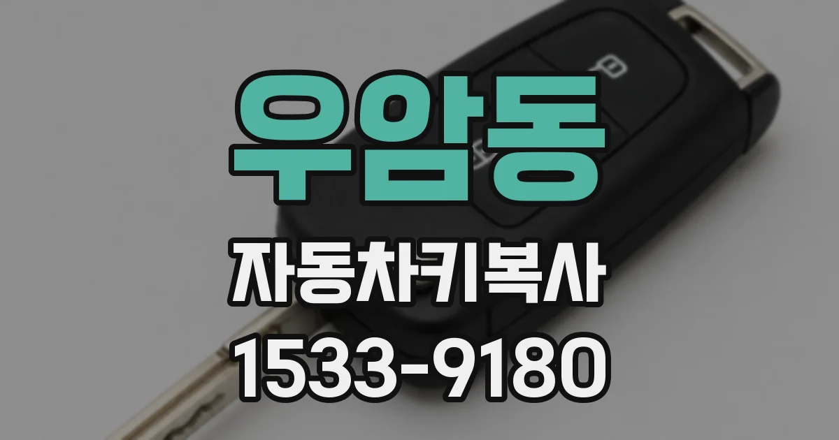 우암동 자동차키복사