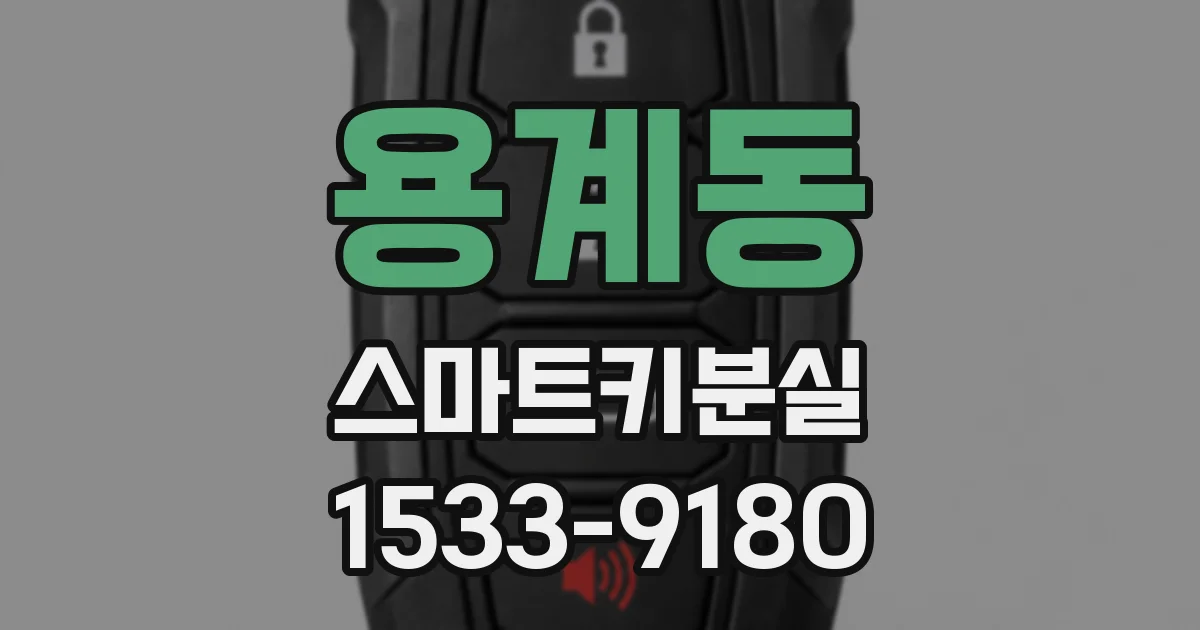 용계동 스마트키분실