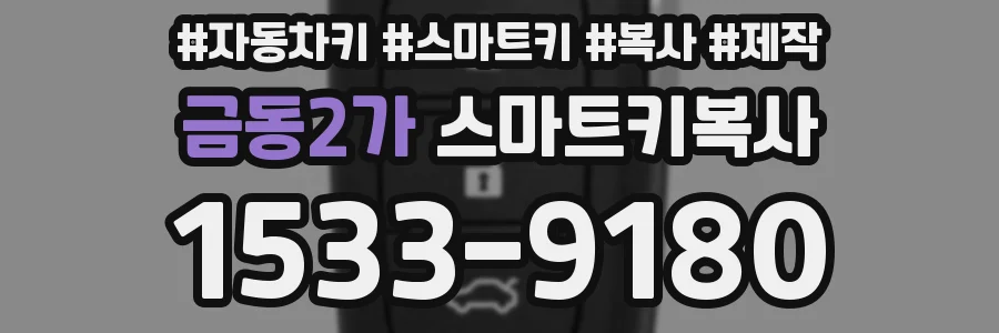 금동2가 스마트키복사