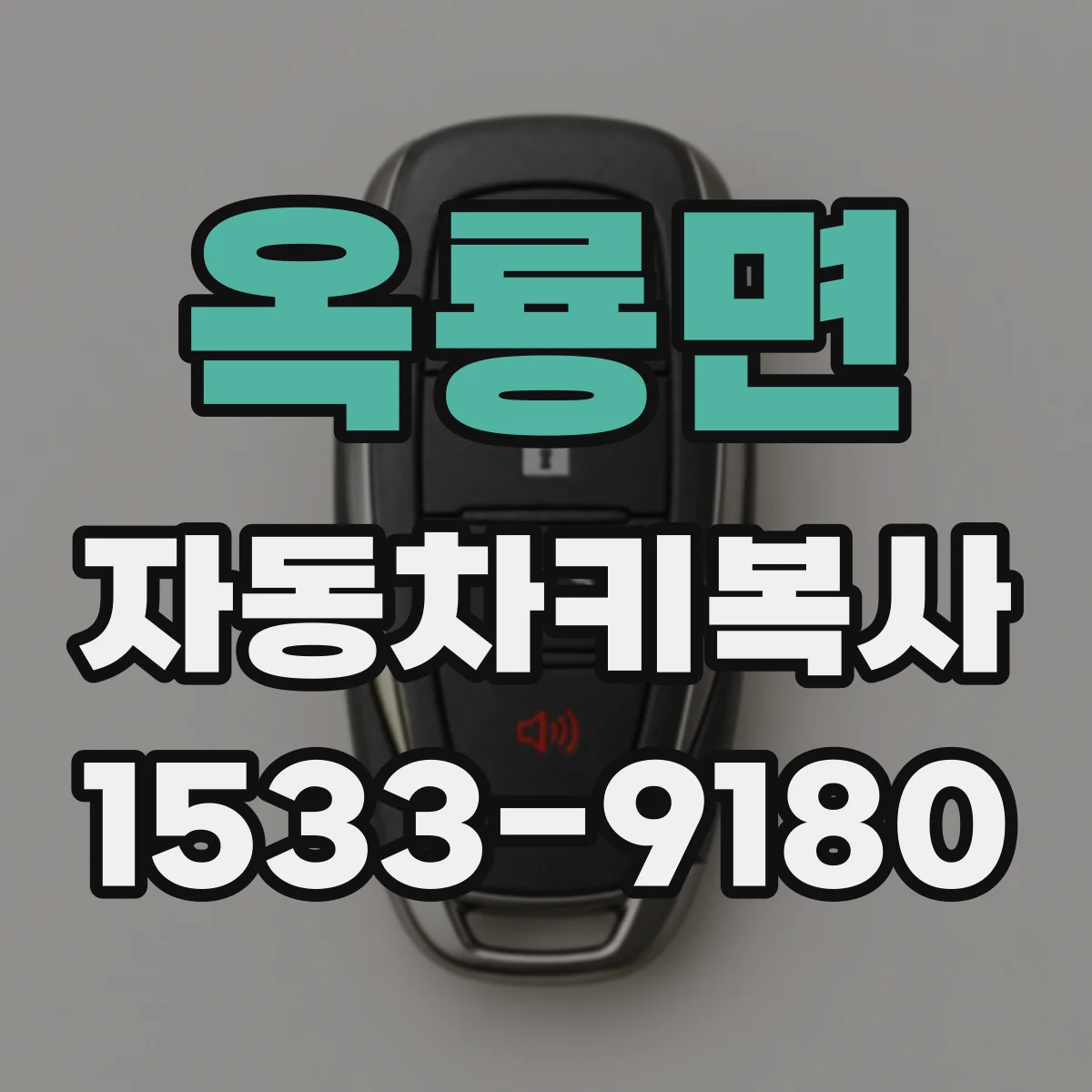 옥룡면 자동차키복사