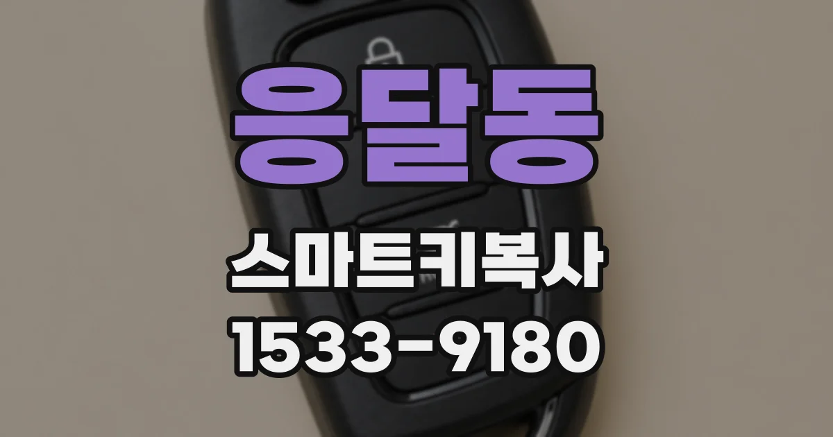 응달동 스마트키복사