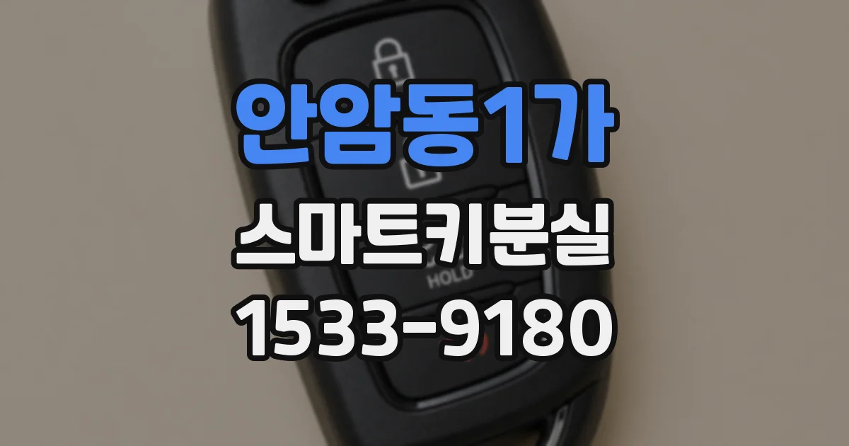안암동1가 스마트키분실