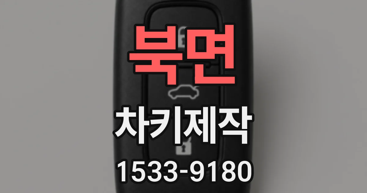 북면 차키제작