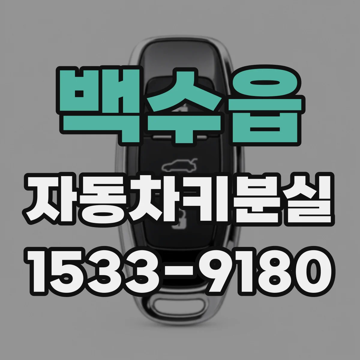 백수읍 자동차키분실