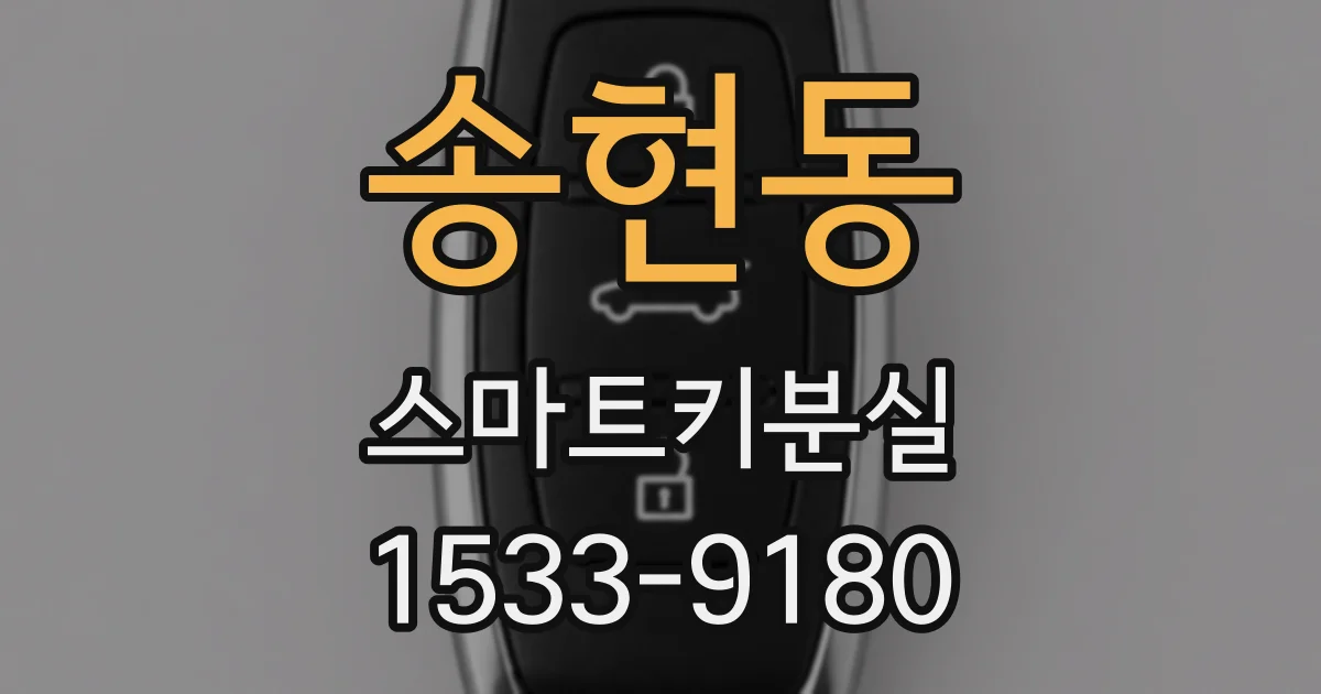 송현동 스마트키분실