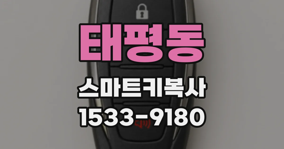 태평동 스마트키복사