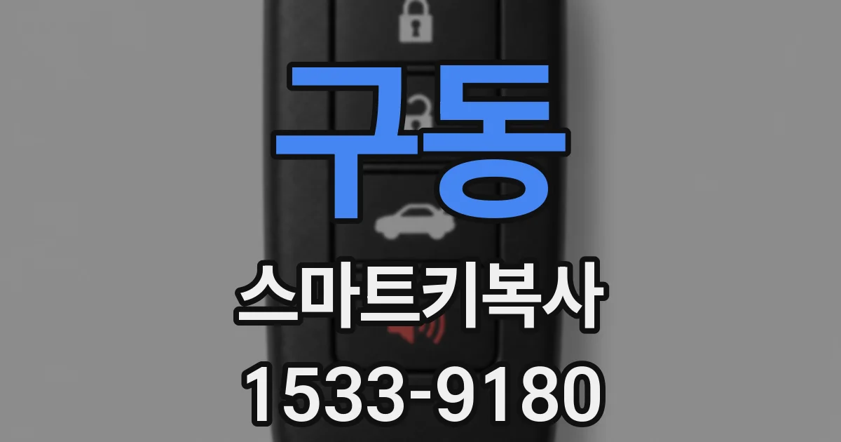 구동 스마트키복사