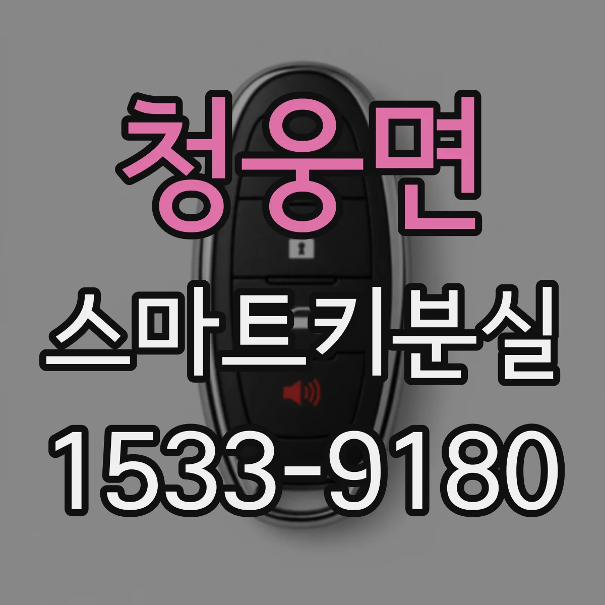 청웅면 스마트키분실