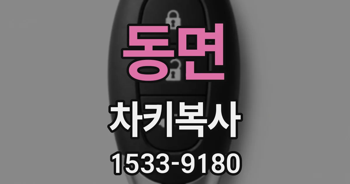 동면 차키복사