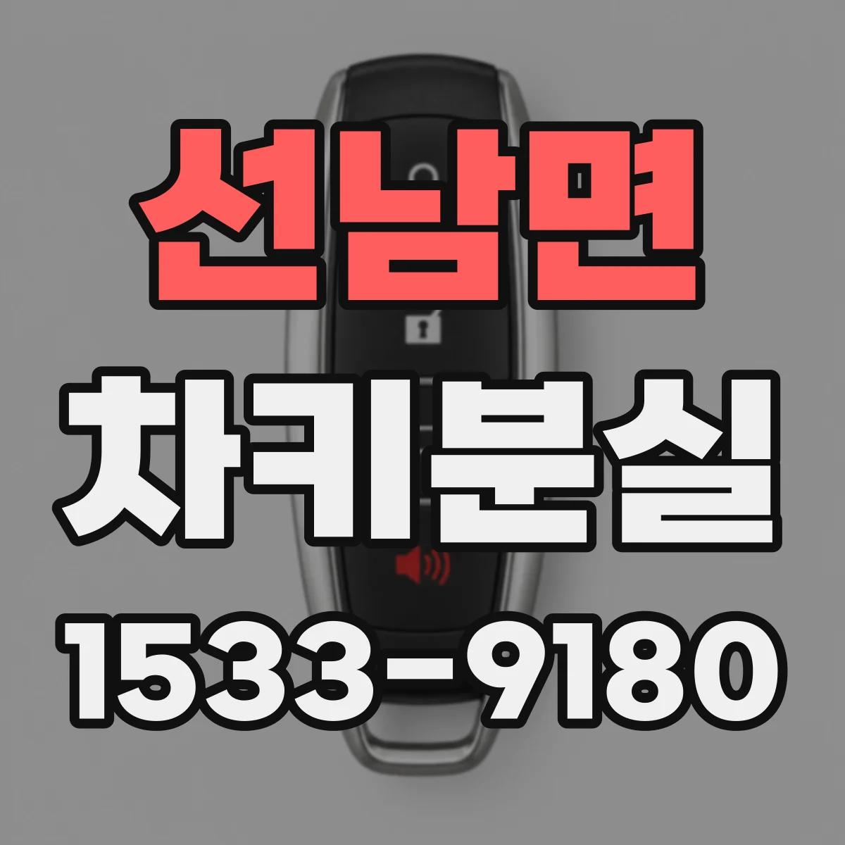 선남면 차키분실