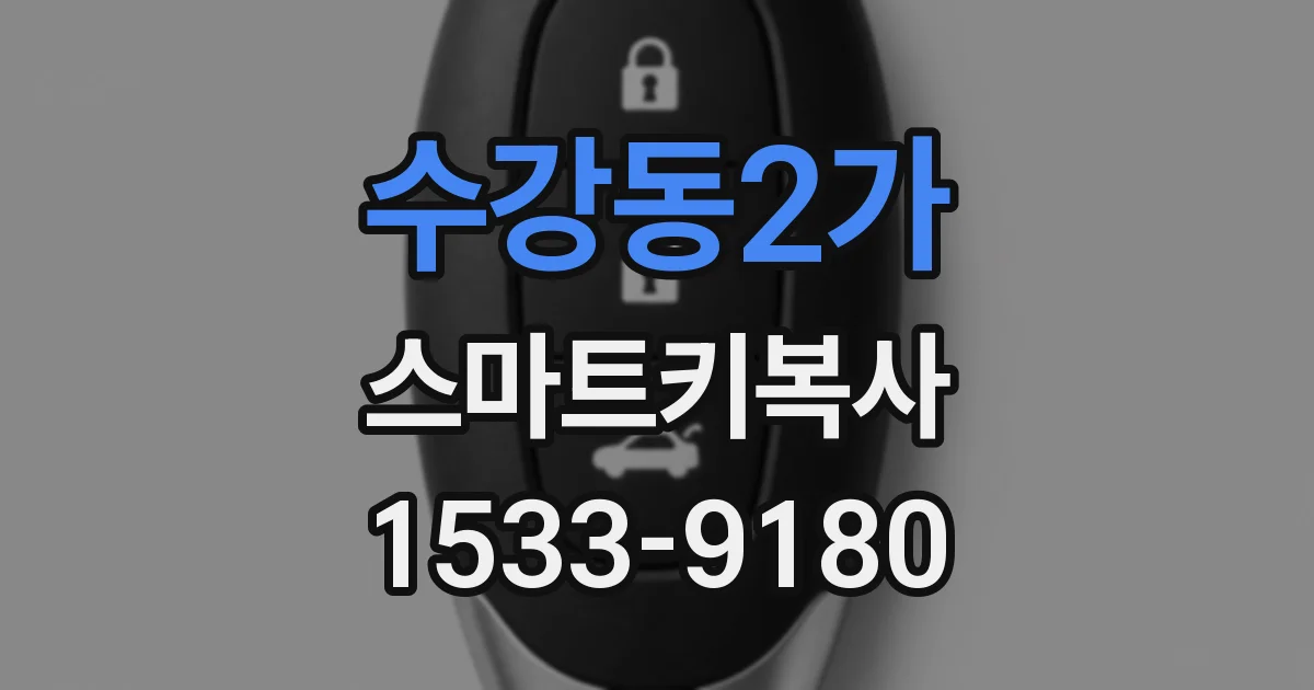 수강동2가 스마트키복사