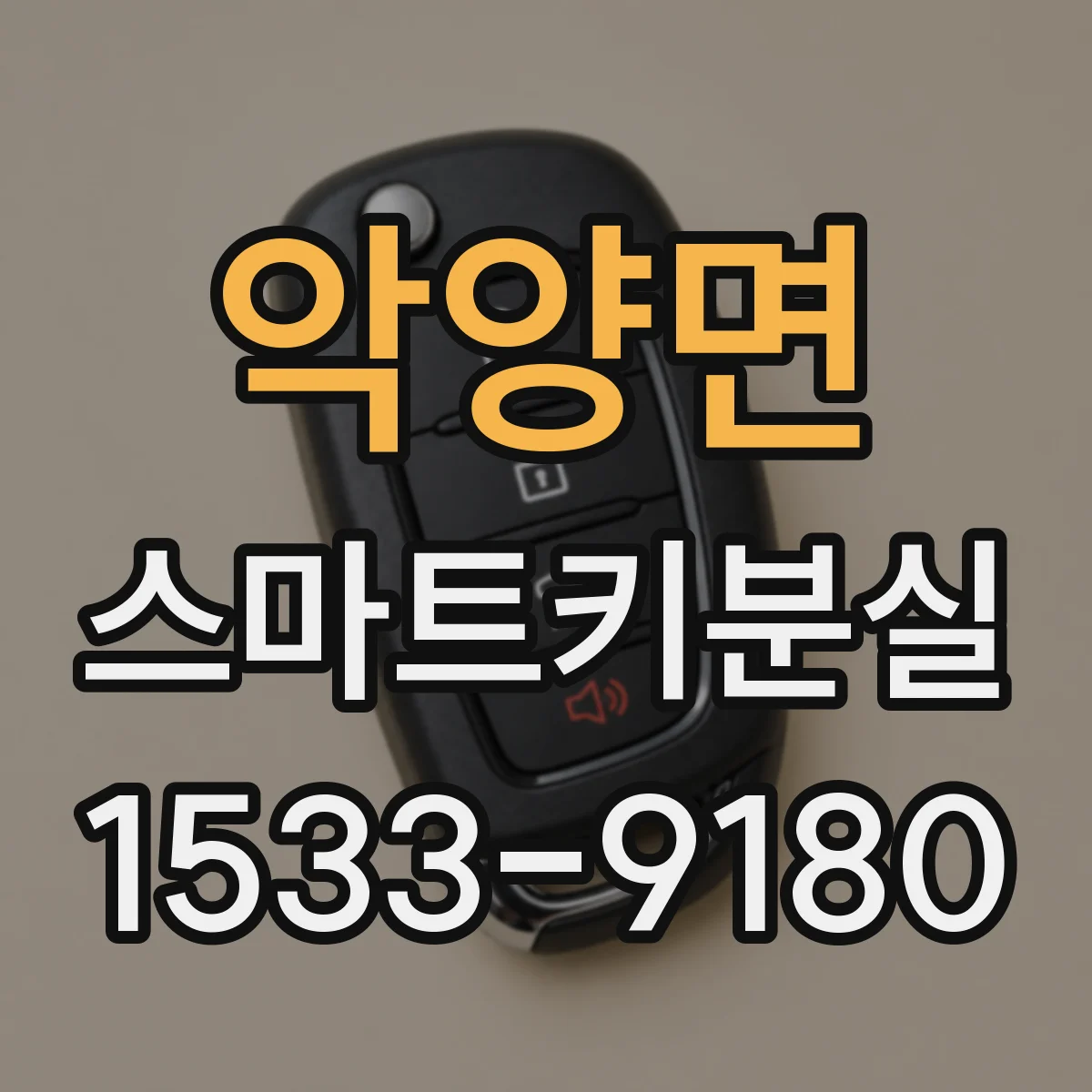 악양면 스마트키분실