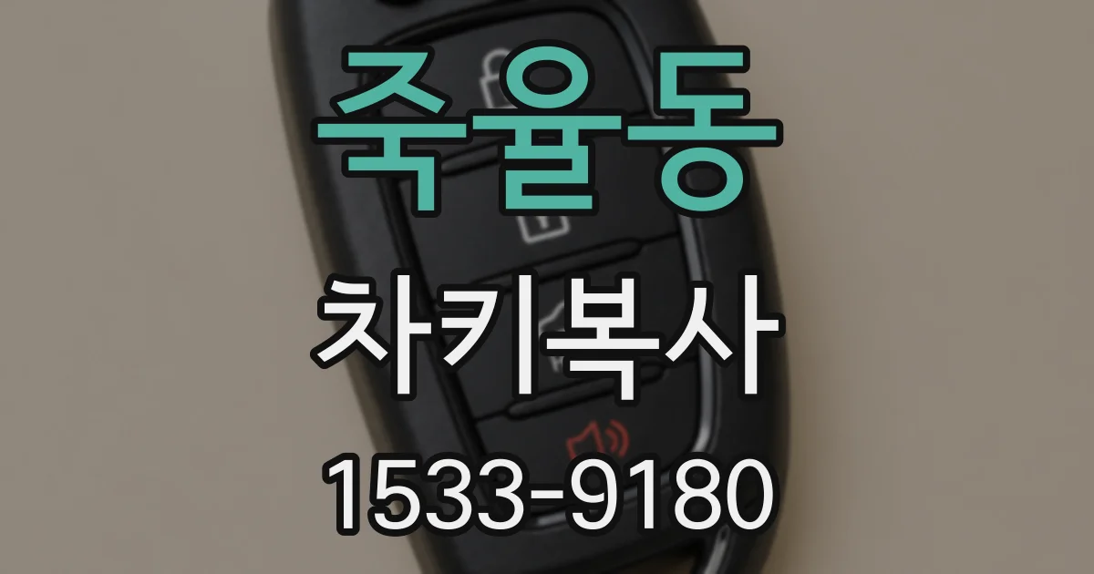 죽율동 차키복사