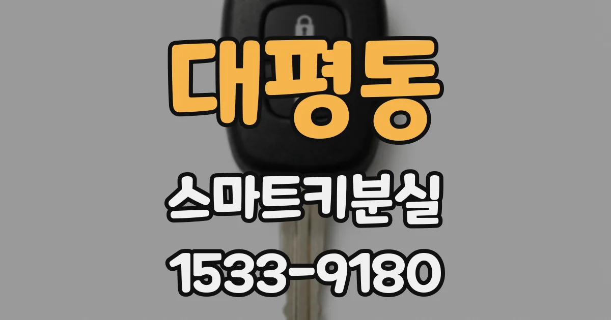 대평동 스마트키분실