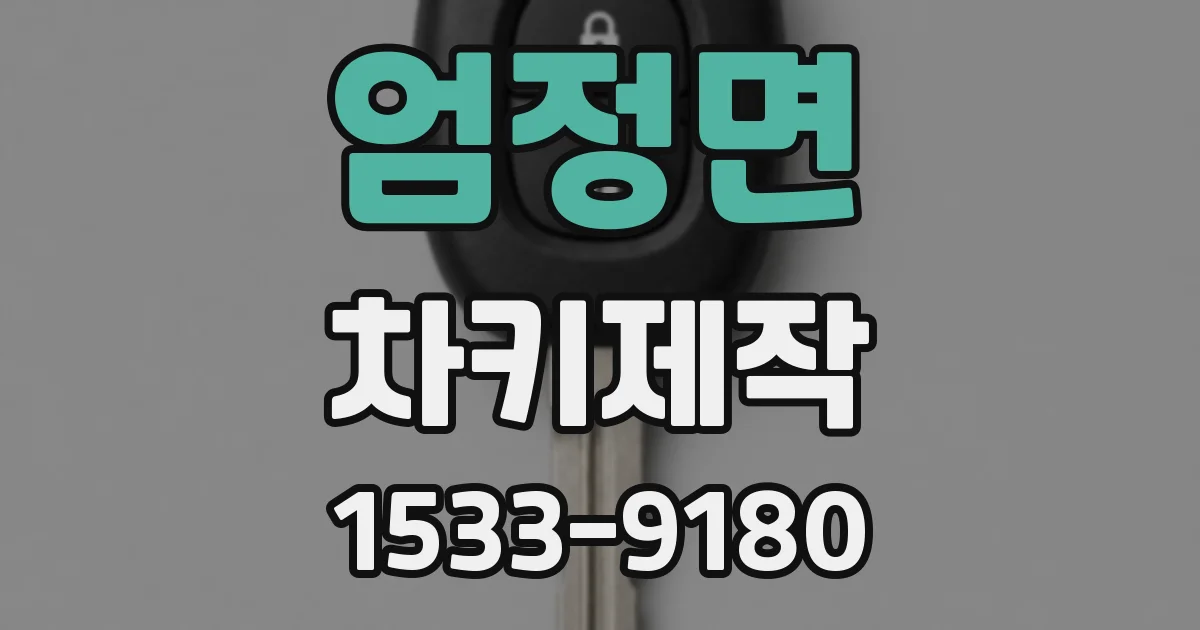 엄정면 차키제작