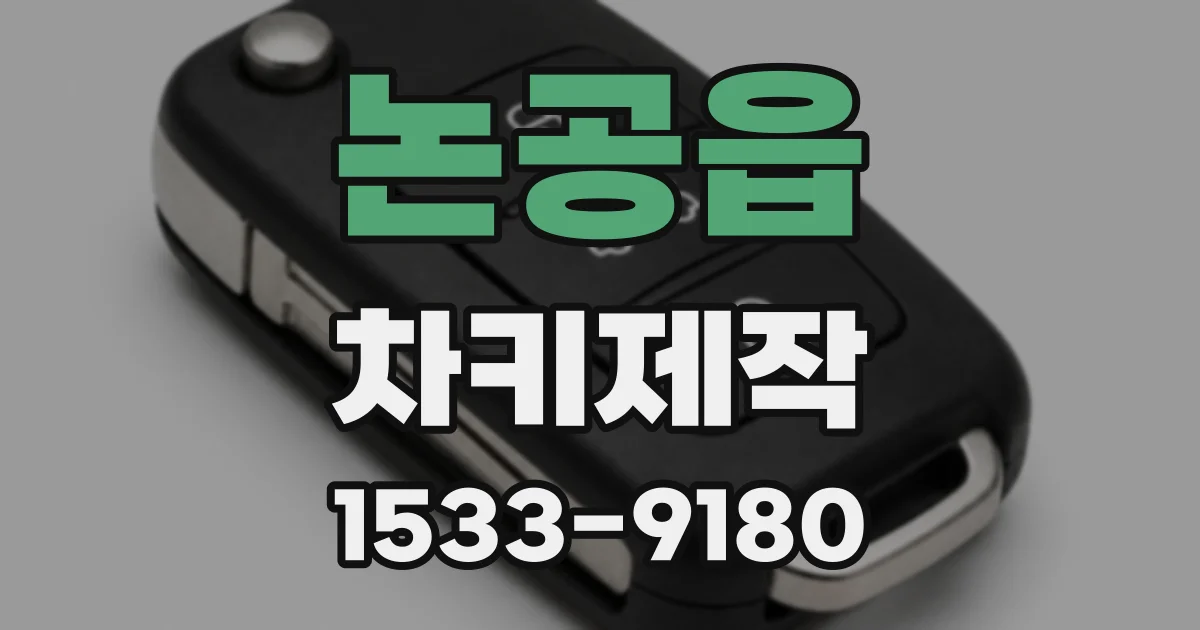 논공읍 차키제작