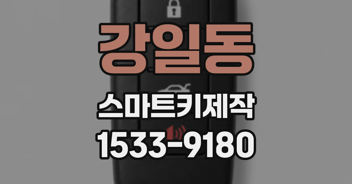 강일동 스마트키제작