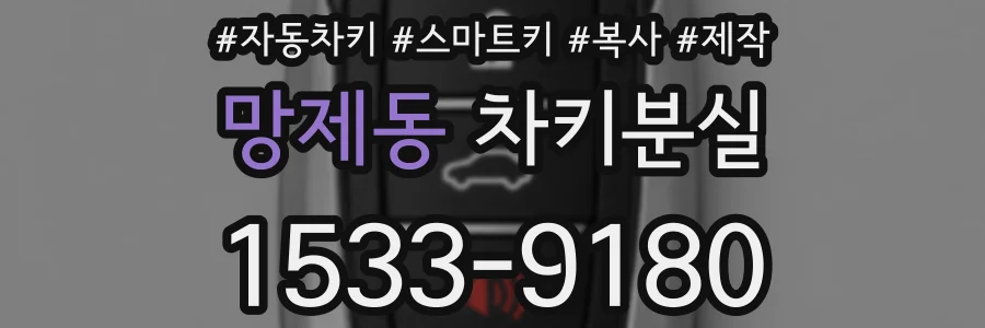 망제동 차키분실