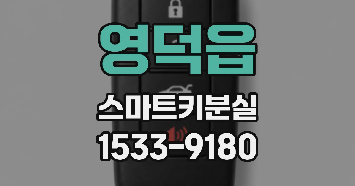 영덕읍 스마트키분실