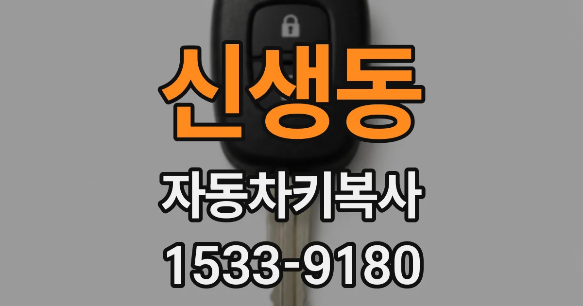 신생동 자동차키복사